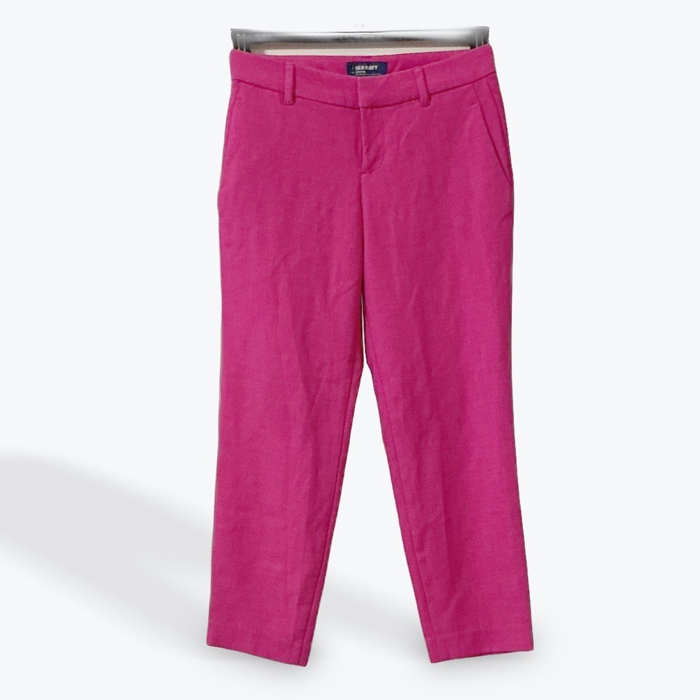Old Navy Harper‎ Mid-Rise Ankle Pants Cosmos Pink 0 Regular 508352-03 Stretch